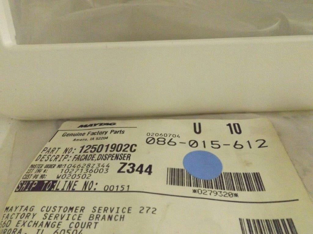 MAYTAG WHIRLPOOL REFRIGERATOR 12501902C FACADE NEW MAYTAG WHIRLPOOL REFRIGERATOR 12501902C FACADE NEW
